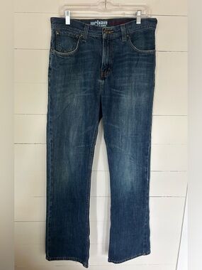 Urban pipeline Dark Blue Straight-Leg Jeans, Sz 32x32